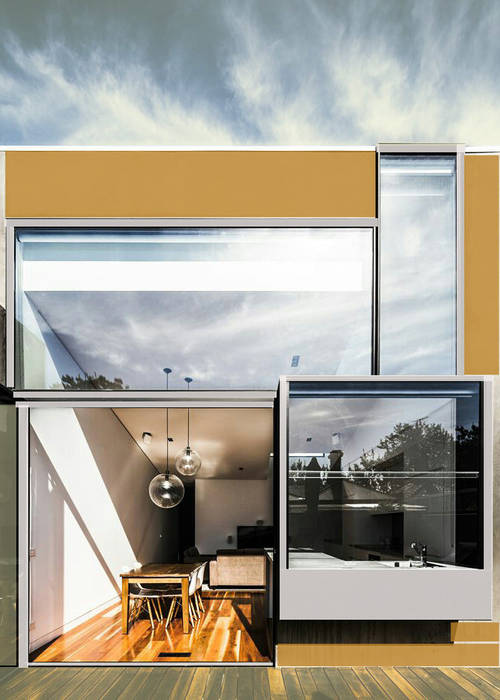 Casa familiare, Studio d'arte e architettura Ana D'Apuzzo Studio d'arte e architettura Ana D'Apuzzo Puertas y ventanas de estilo minimalista