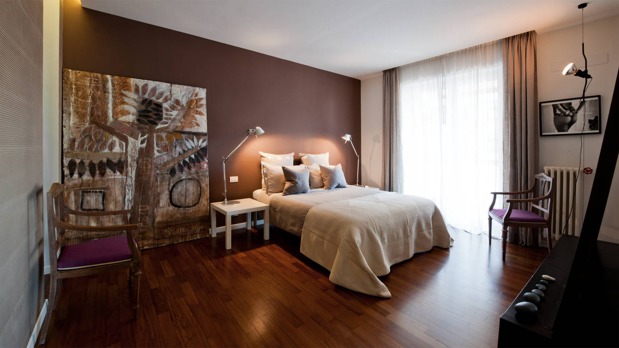 Appartamento ad Ostiense - Roma, Archifacturing Archifacturing Modern style bedroom