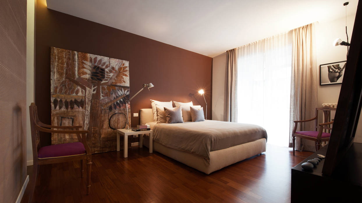 Appartamento ad Ostiense - Roma, Archifacturing Archifacturing Modern style bedroom