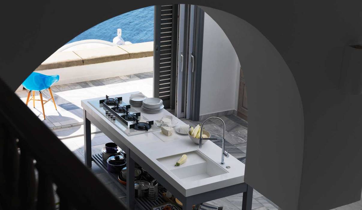 Franke Santorini, FRANKE FRANKE Cucina in stile mediterraneo Piani di lavoro
