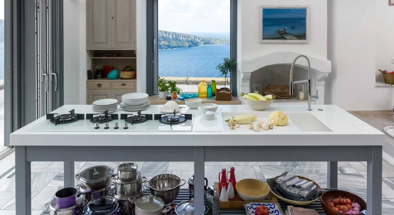 Franke Santorini FRANKE Cocinas de estilo mediterráneo Mesadas de cocina