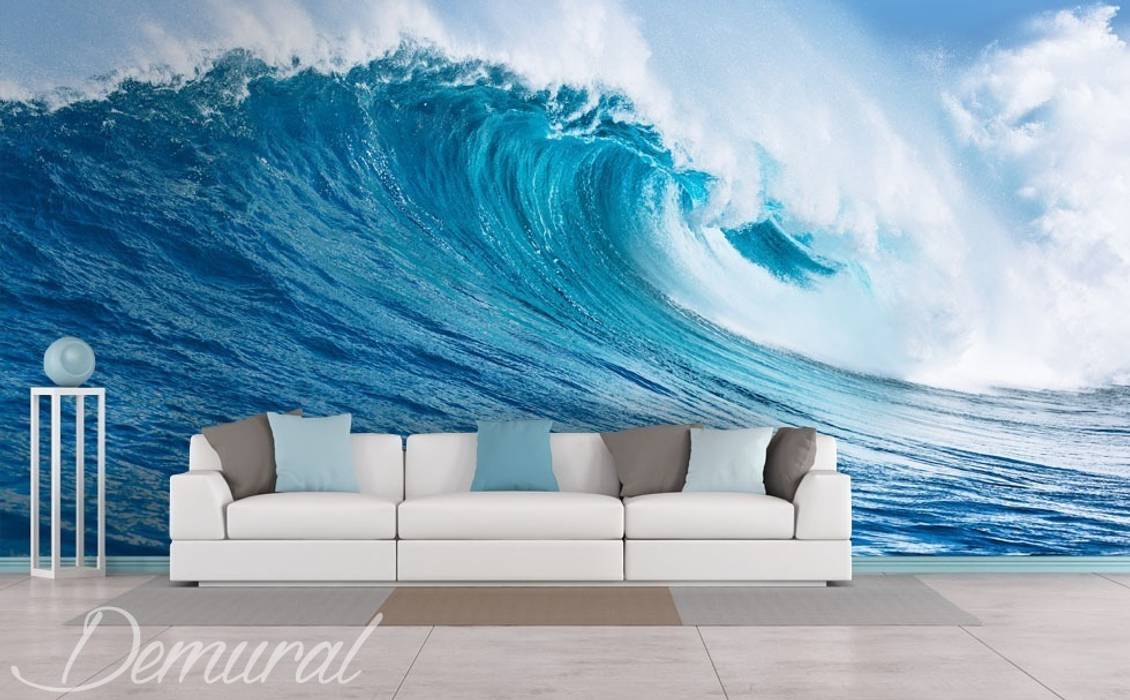 Sea wave Demural Modern living room Accessories & decoration
