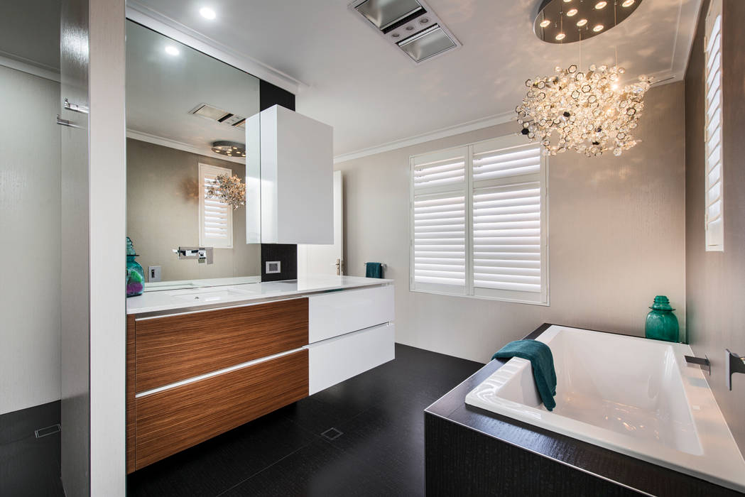 Menora Residence Moda Interiors Modern bathroom