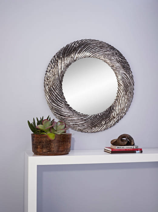 FLOW SILVER Deknudt Mirrors Klassieke gangen, hallen & trappenhuizen Accessoires & decoratie