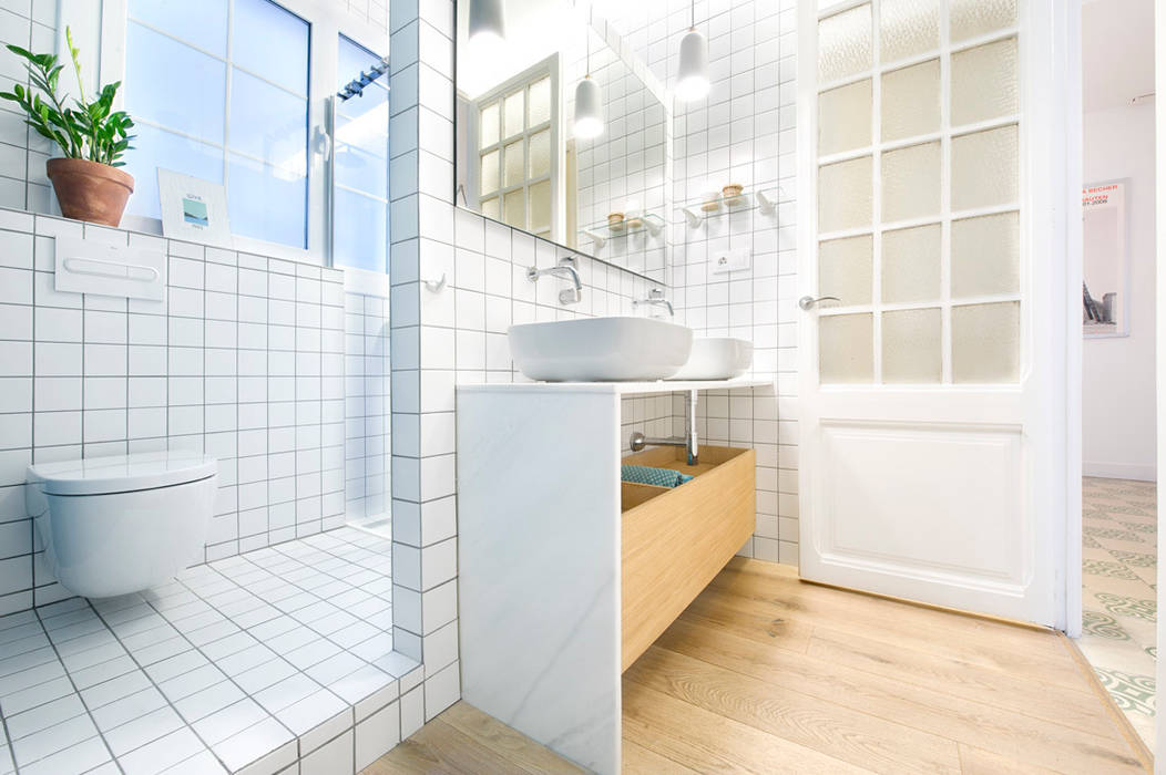 Vivienda en Sant Joan. Barcelona , Egue y Seta Egue y Seta Salle de bain scandinave