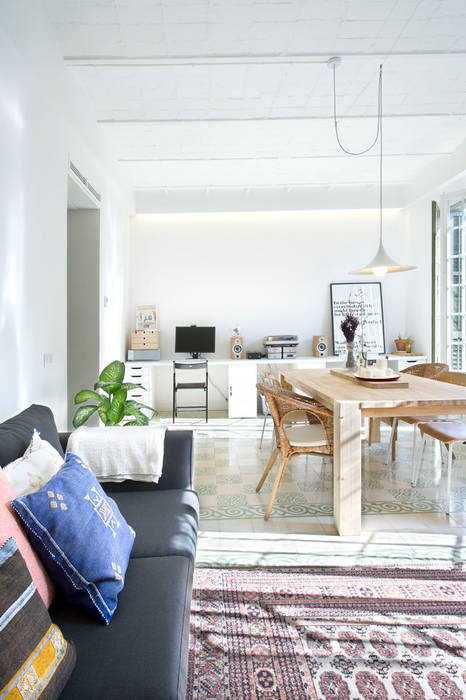 Vivienda en Sant Joan. Barcelona , Egue y Seta Egue y Seta Living room