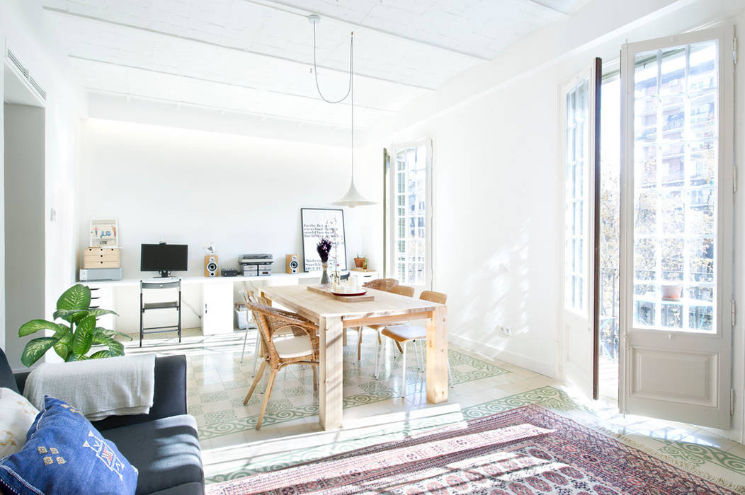 Vivienda en Sant Joan. Barcelona , Egue y Seta Egue y Seta Salon scandinave