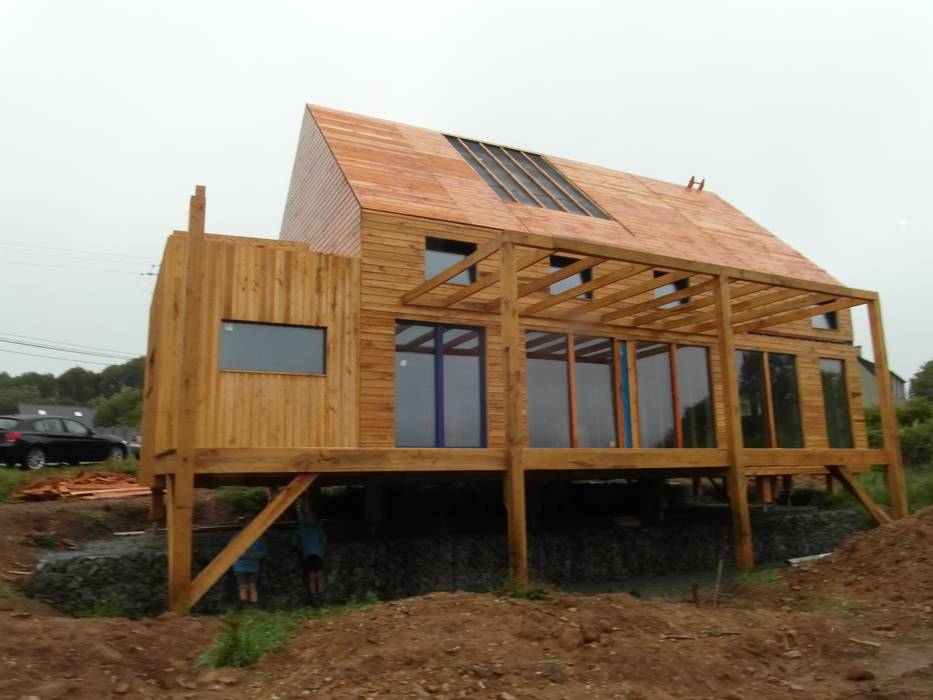 Quelques réalisations de maisons bioclimatiques dessinées ces dernières années, GUENNOC Soizic GUENNOC Soizic Maisons classiques
