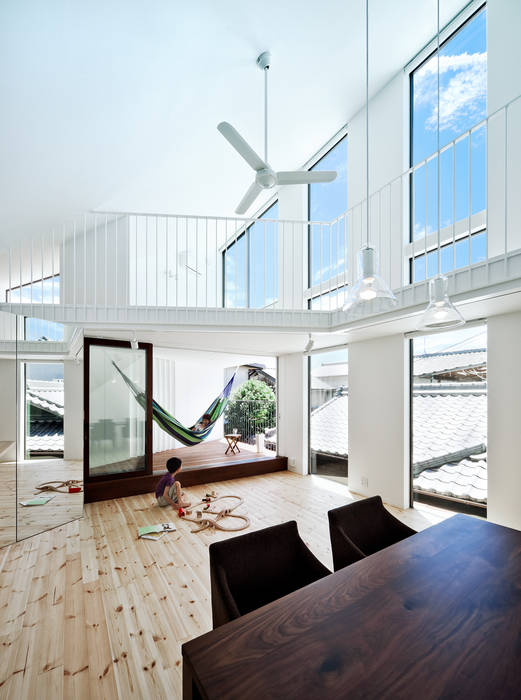 帆居 hammock house, UZU architects UZU architects 스칸디나비아 거실