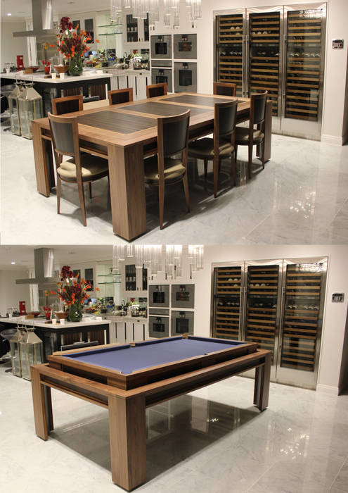 'The Lingfield' Pool/Dining Rollover Table Designer Billiards Modern kitchen Tables & chairs