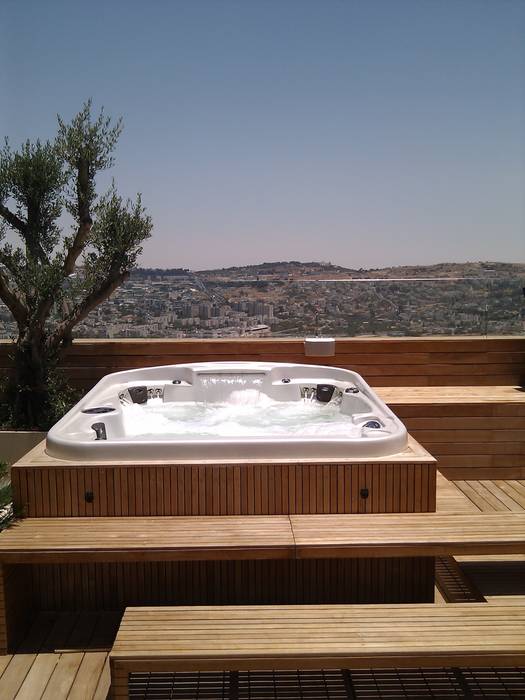 Coast Spas 1 Coast Spas Benelux Mediterrane tuinen Lucht,Plant,Boom,Rechthoek,Hout,jacuzzi,Water,Buitenmeubels,huis,jacuzzi