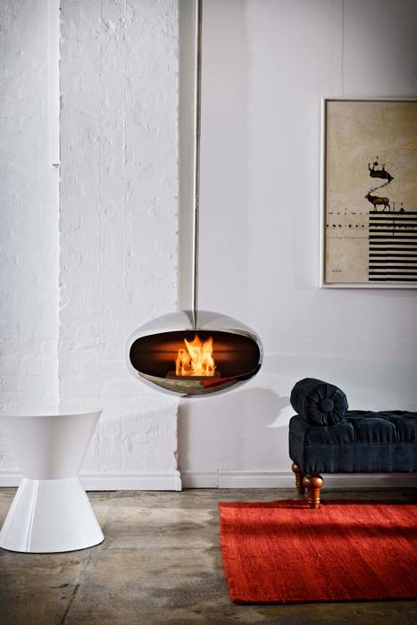 Cocoon Aeris Fireplace, Wharfside Furniture Wharfside Furniture Modern living room Fireplaces & accessories