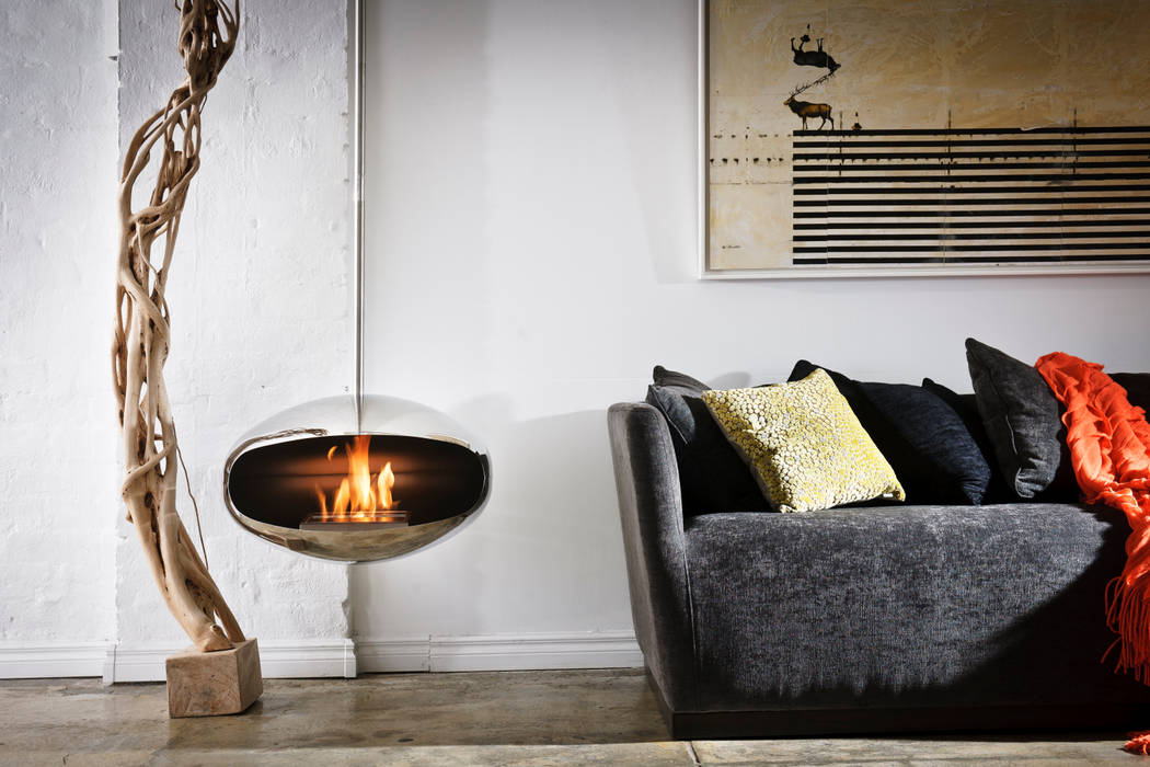 Cocoon Aeris Fireplace, Wharfside Furniture Wharfside Furniture 现代客厅設計點子、靈感 & 圖片 壁爐與配件