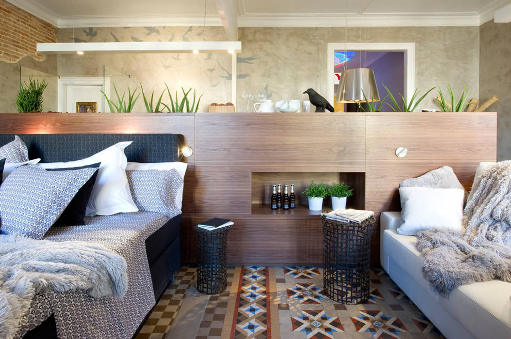 Suite Bates Motel. Espacio en CasaDecor Barcelona 2011 para Futurcret, Egue y Seta Egue y Seta مساحات تجارية فنادق