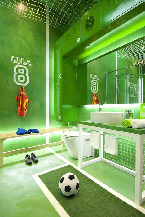 Juego Limpio F.C. Casa Decor Madrid 2010 para Futurcret, Egue y Seta Egue y Seta モダンスタイルの お風呂