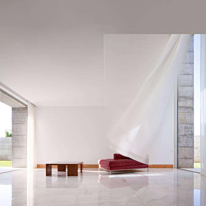 Casa em Moreira, Phyd Arquitectura Phyd Arquitectura Salas de estar minimalistas