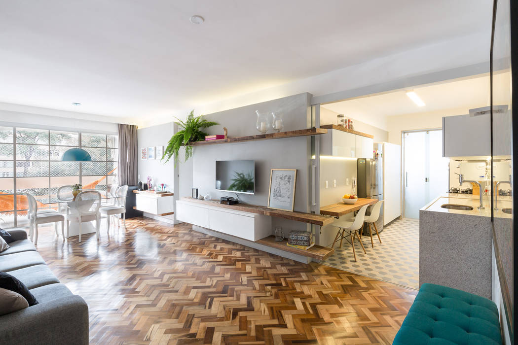 homify Salas de estar modernas