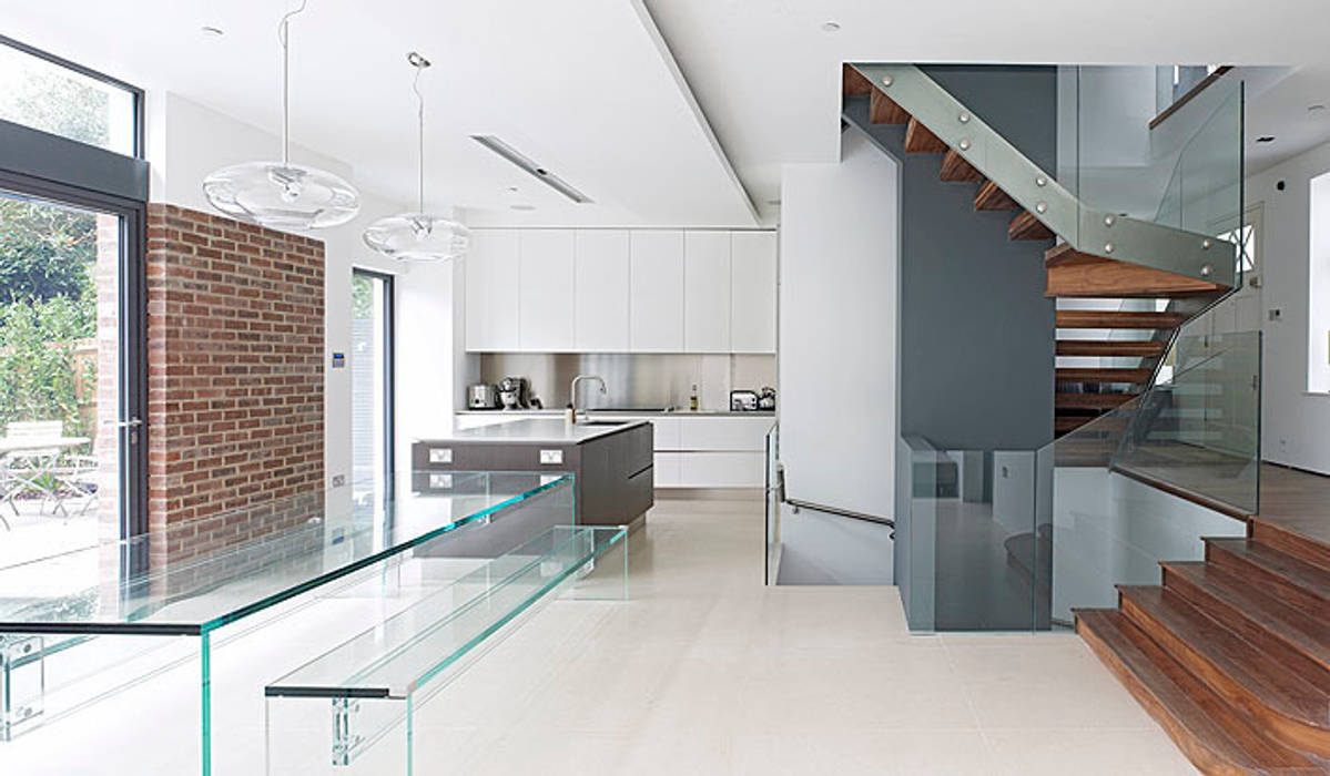 ​Sheen Lane, Kitchen BLA Architects Кухня в стиле модерн