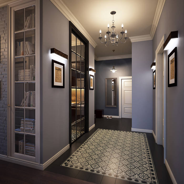 homify Classic corridor, hallway & stairs