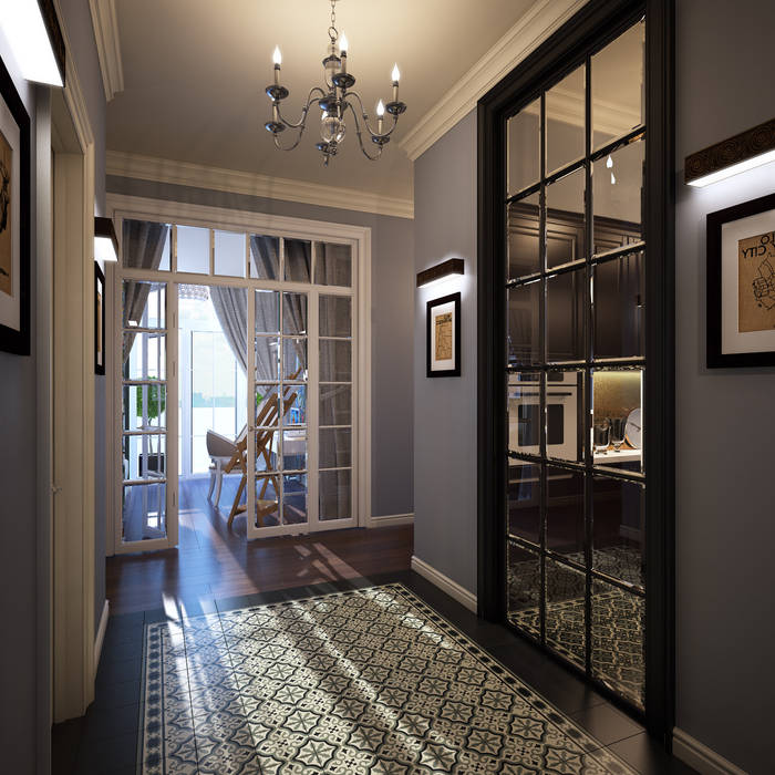 homify Classic style corridor, hallway and stairs