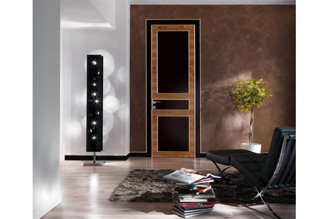 Porte interne in legno Linea EMPIRE, TONDIN PORTE SRL con unico socio TONDIN PORTE SRL con unico socio Puertas y ventanas de estilo ecléctico