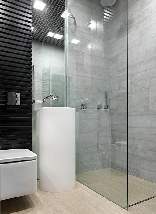 DEEP HOUSE, Max Kasymov Interior/Design Max Kasymov Interior/Design Ванная комната в стиле модерн