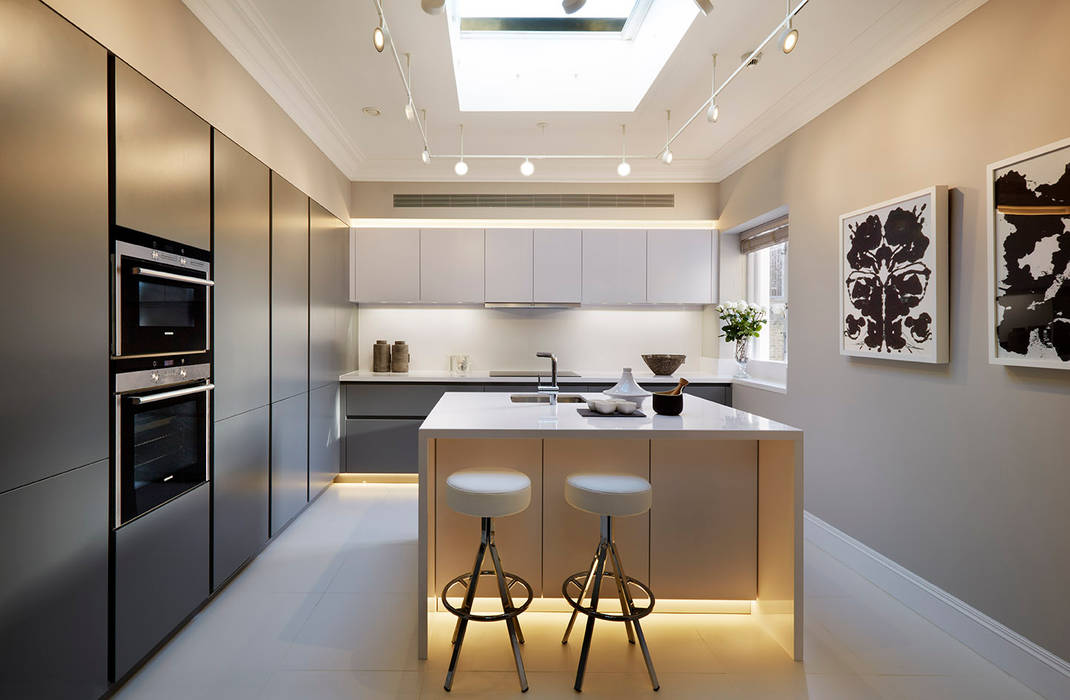 Silence in the City - Maisonette in Chelsea, Tyler Mandic Ltd Tyler Mandic Ltd Modern Mutfak