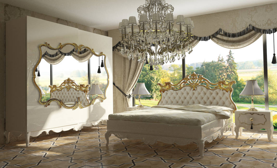 AVANGARDE BEDROOM, Inan AYDOGAN /IA Interior Design Office Inan AYDOGAN /IA Interior Design Office غرفة نوم خزانة الملابس