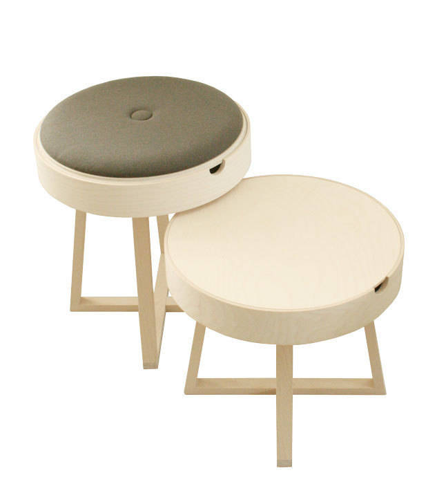 Not just a table, Nordic function Nordic function Salas de estilo minimalista Cajoneras