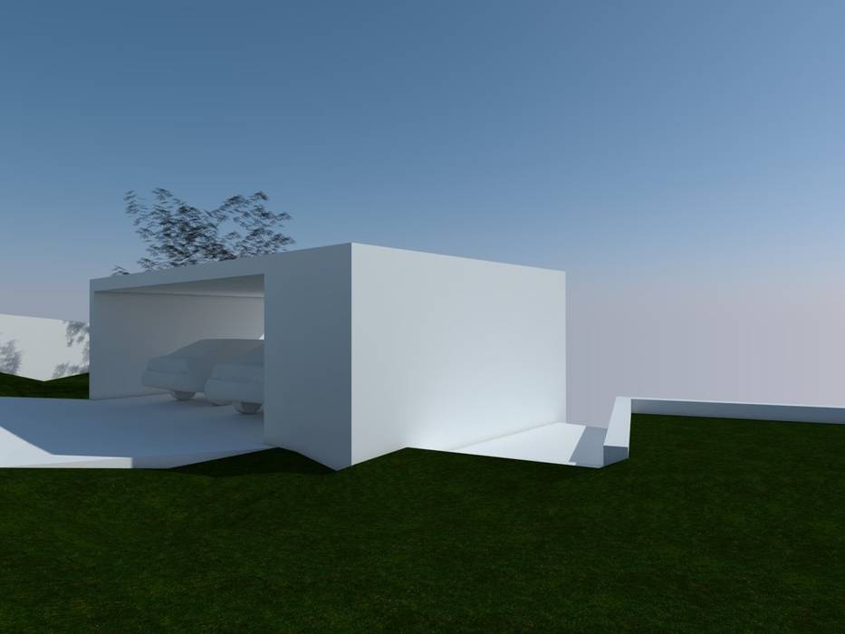 VIVIENDA UNIFAMILIAR EN SOBRADO arquitectura SEN MÁIS Casas de estilo minimalista