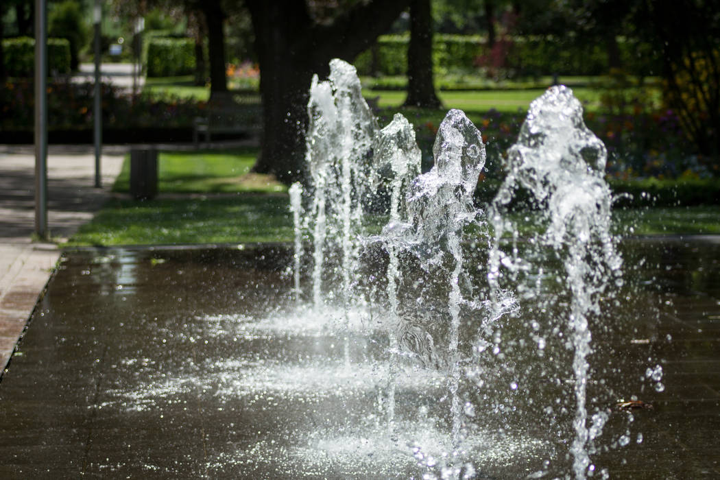 Wasserspiel im Kurpark GFSL clausen landschaftsarchitekten gruen fuer stadt + leben Gewerbeflächen Krankenhäuser