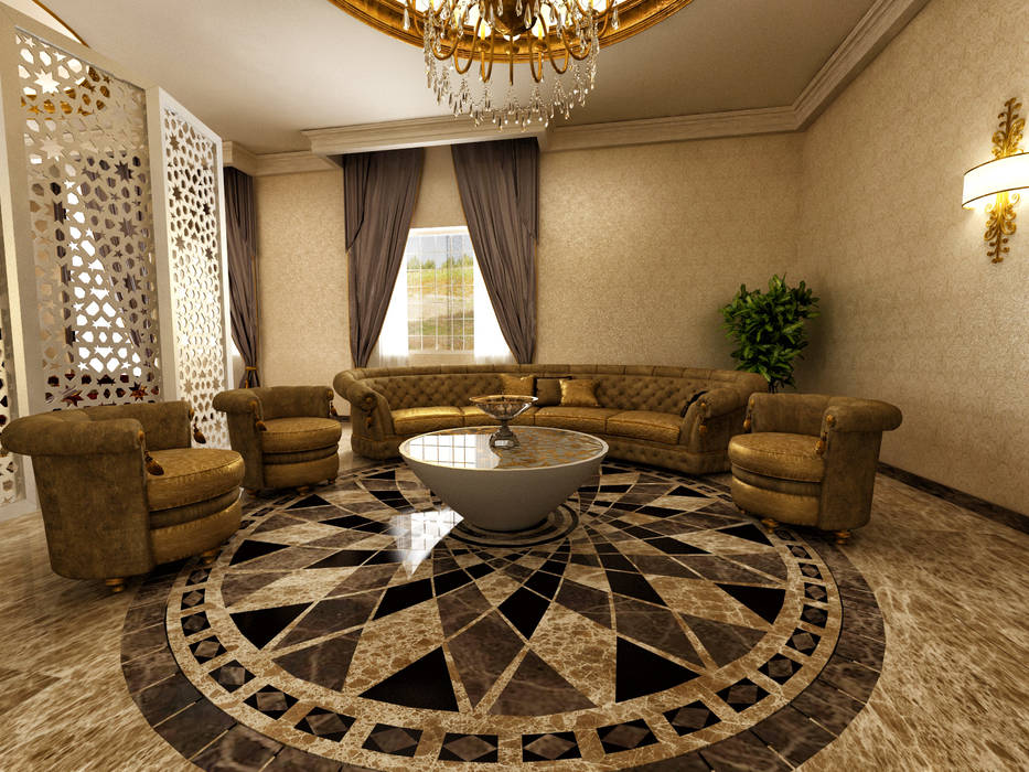 Villa Interior Design - reception room m. rezan özge özdemir Salon original