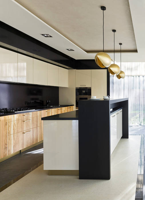 «Золотая резиденция в поселке Репино» 600м. кв., FullHouseDesign FullHouseDesign Кухня в стиле минимализм