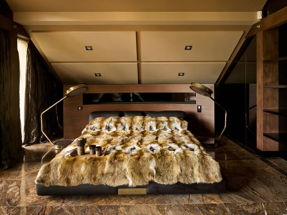 «Золотая резиденция в поселке Репино» 600м. кв., FullHouseDesign FullHouseDesign Minimalist bedroom