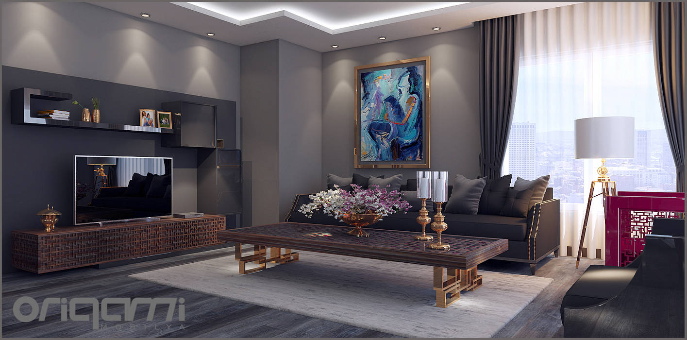 Eclectic Style Living Room By Origami Mobilya Eclectic Homify