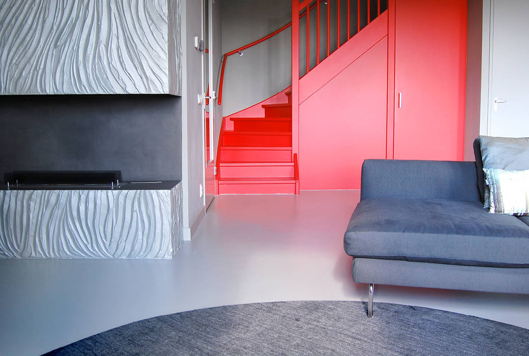 Penthouse, CioMé CioMé Pasillos, halls y escaleras minimalistas