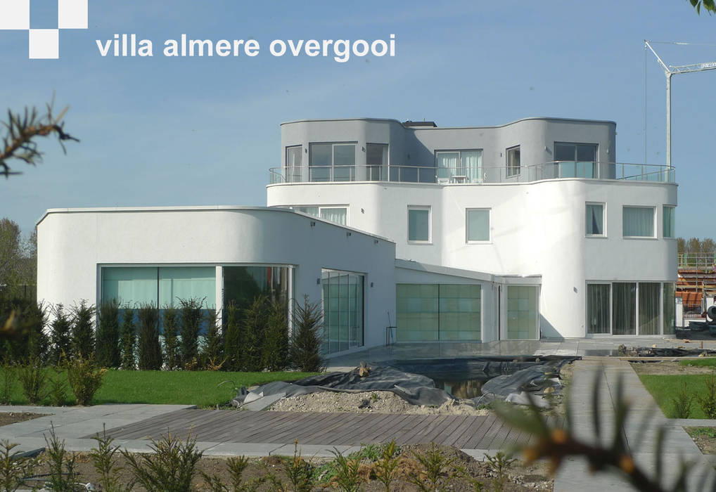 villa Almere Overgooi, Florian Eckardt - architectinamsterdam Florian Eckardt - architectinamsterdam Modern houses