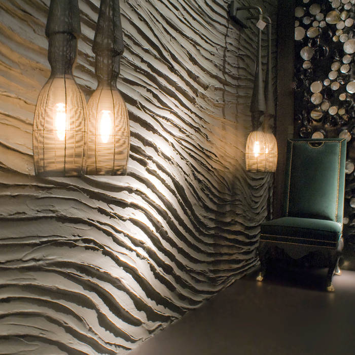 Flow sharp, Dofine wall | floor creations Dofine wall | floor creations 모던스타일 벽지 & 바닥