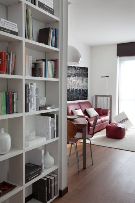 Particolare libreria ingresso ingresso, corridoio & scale in stile ... - D355 01 QuaDro