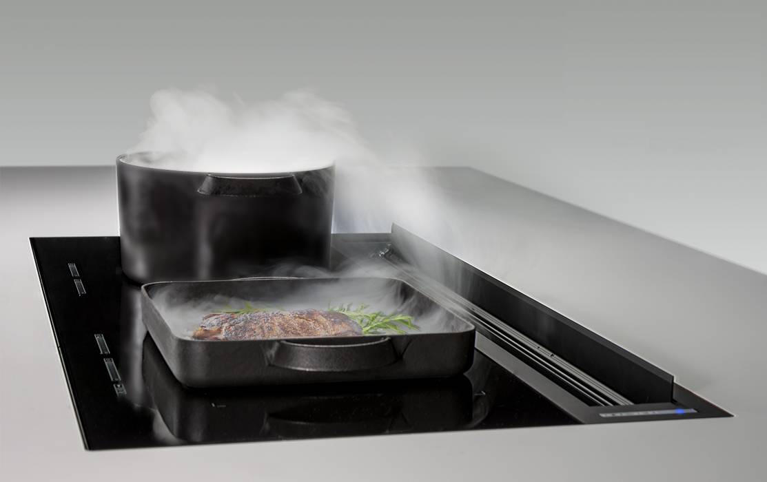 AirStream EVO 01 - Querstromlüfter mit elektronischer Verschlussklappe , ERGE GmbH ERGE GmbH Кухня в стиле минимализм Электроника