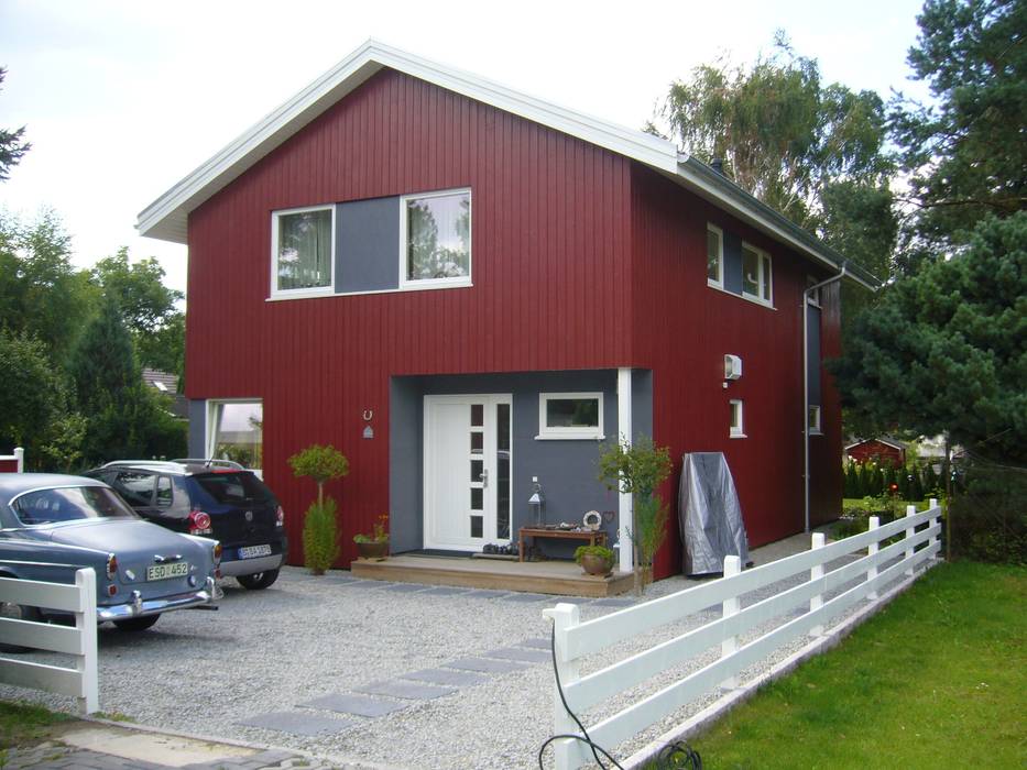 Das moderne Norwegische Holzhaus Typ Sognefjord, Akost GmbH "Ihr Traumhaus aus Norwegen" Akost GmbH 'Ihr Traumhaus aus Norwegen' Scandinavische huizen