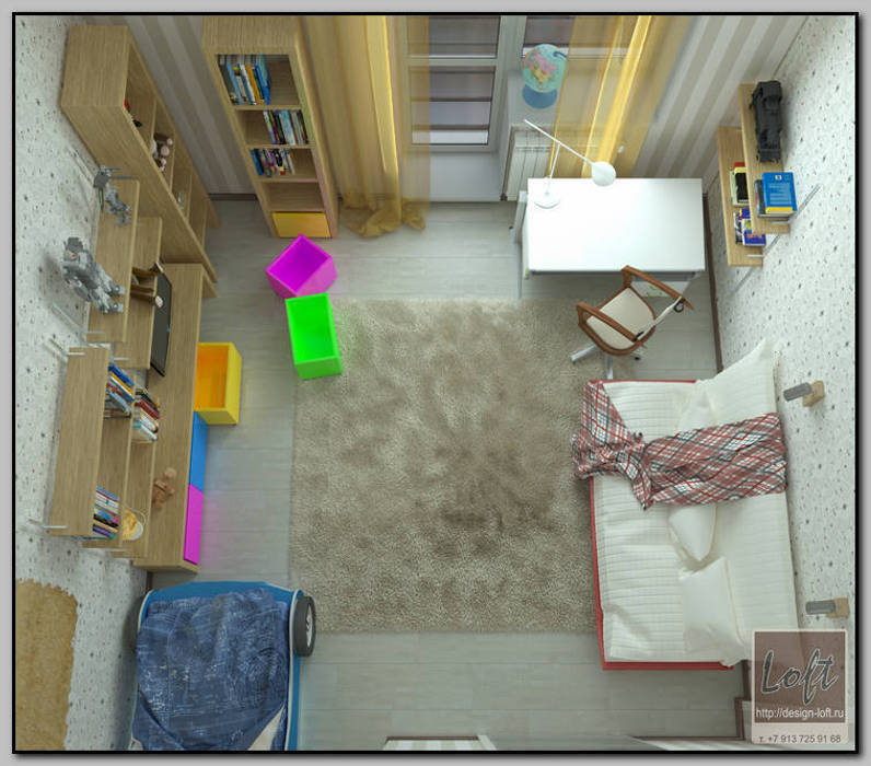 Детская комната для мальчика, Мастерская дизайна LOFT Мастерская дизайна LOFT Детские комната в эклектичном стиле