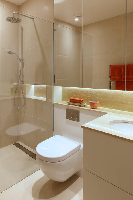 Redesdaale Street Chelsea Basement Development Bathroom Shape Architecture Modern bathroom