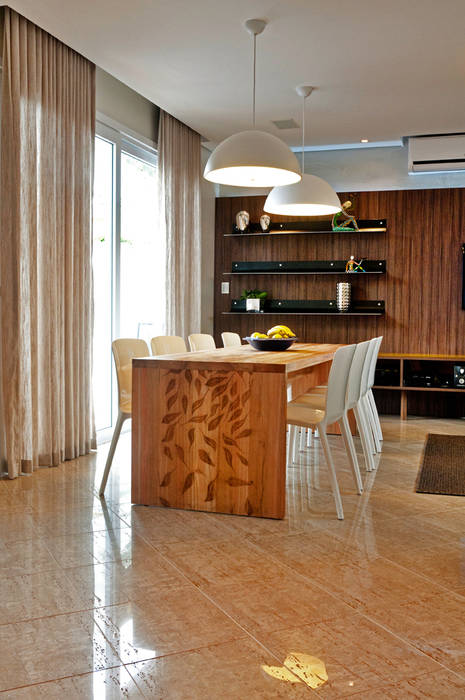Residência Pruner, ArchDesign STUDIO ArchDesign STUDIO Rustic style dining room