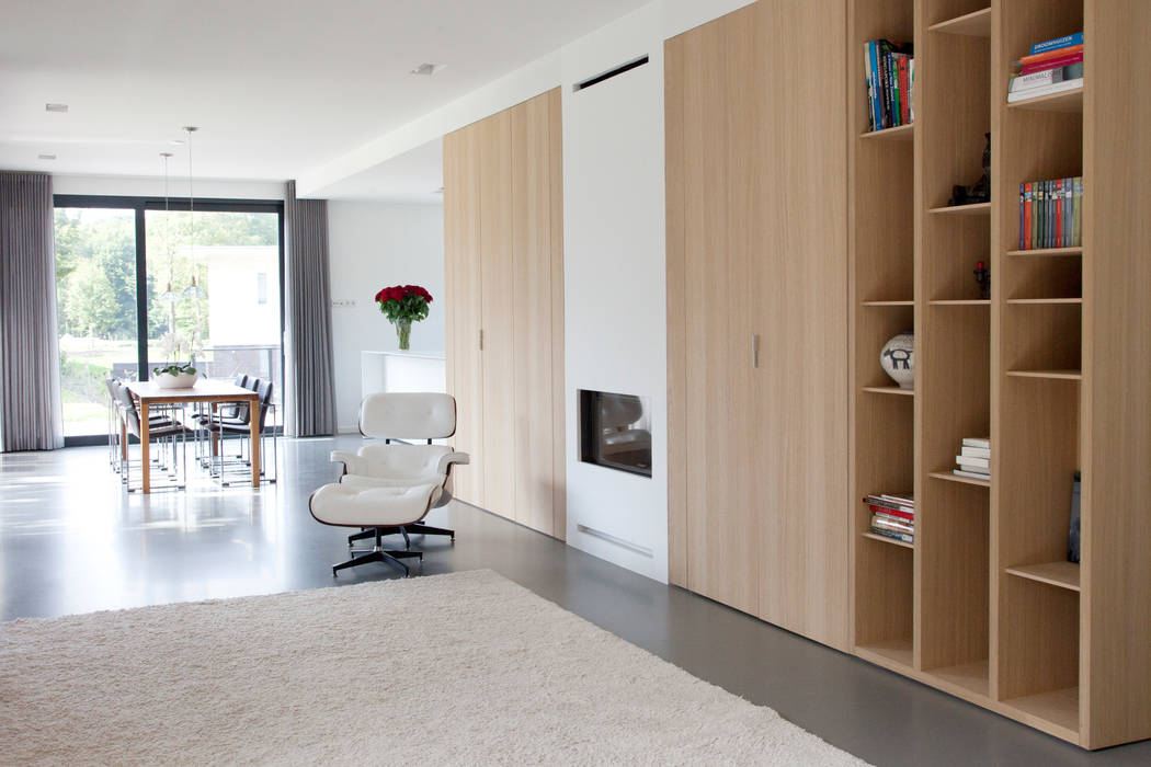 Moderne villa, Archstudio Architecten | Villa's en interieur Archstudio Architecten | Villa's en interieur Living room