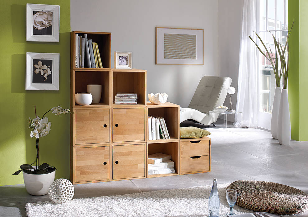 Natürliches Wohnzimmer , allnatura allnatura Living room Storage