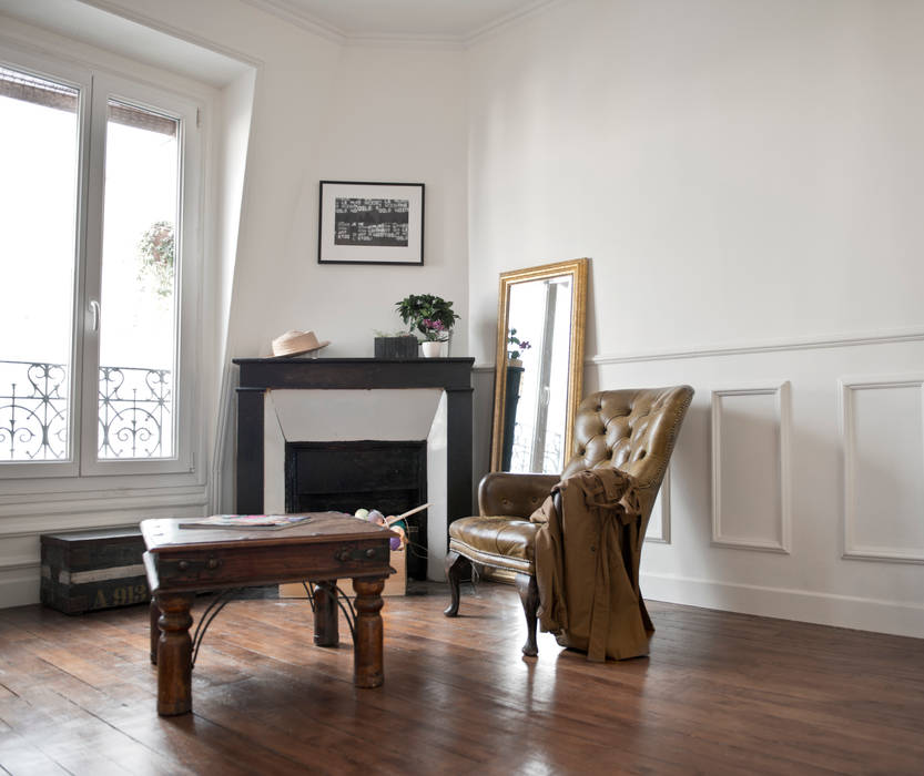 #josephdemaistre, Cocottes Studio Cocottes Studio Rustic style living room
