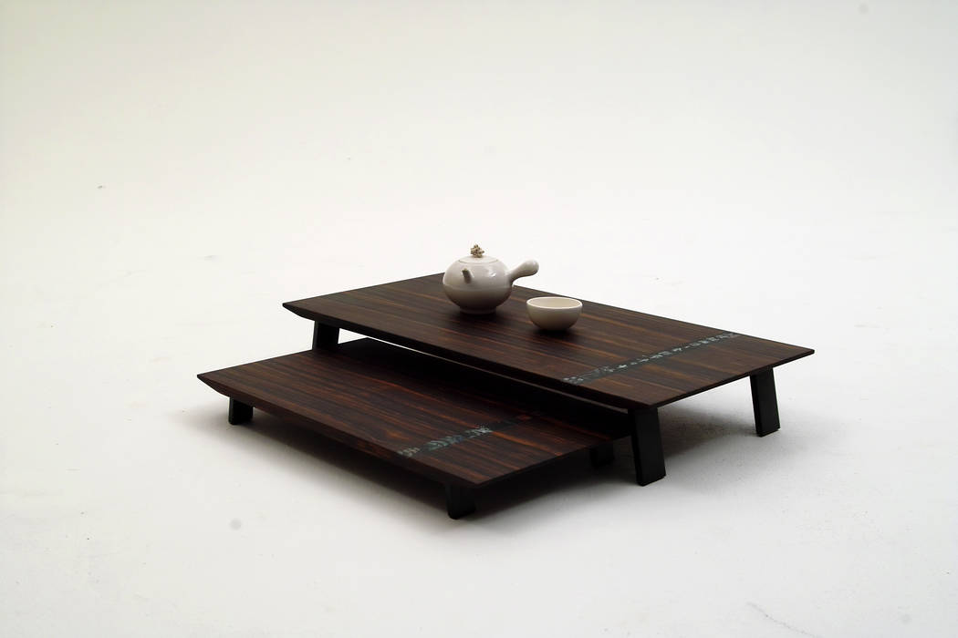 다탁, 박하수 박하수 Asian style living room Side tables & trays