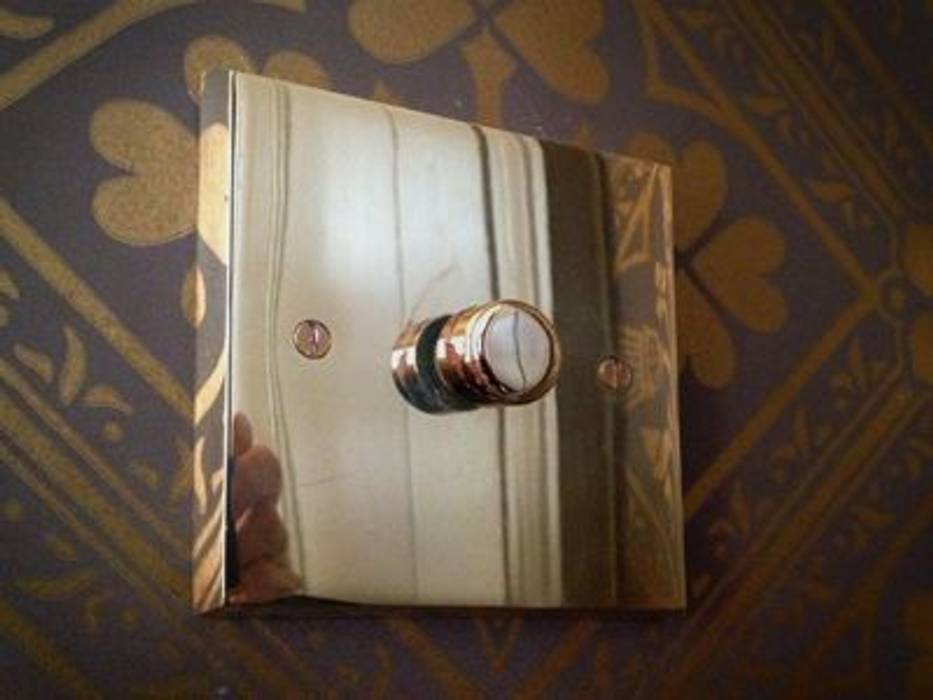 Brass light switch homify