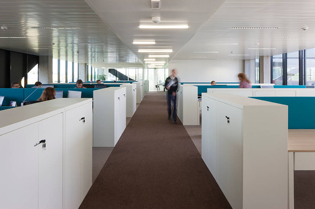 Nextel kantoorproject - Wommelgem (België), PUUR interieurarchitecten PUUR interieurarchitecten Spazi commerciali Complessi per uffici